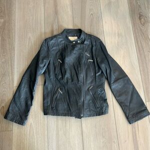 MICHAEL Michael Kors Black Leather Jacket